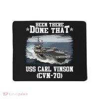 Been There Done That USS Carl Vinson CVN70 Veterans Day Father Day Gift Mousepad thumb 0