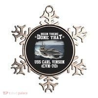 Been There Done That USS Carl Vinson CVN70 Veterans Day Father Day Gift Ornament thumb 0
