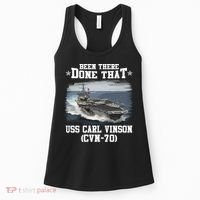 Been There Done That USS Carl Vinson CVN70 Veterans Day Father Day Gift Women's Tank Top thumb 0