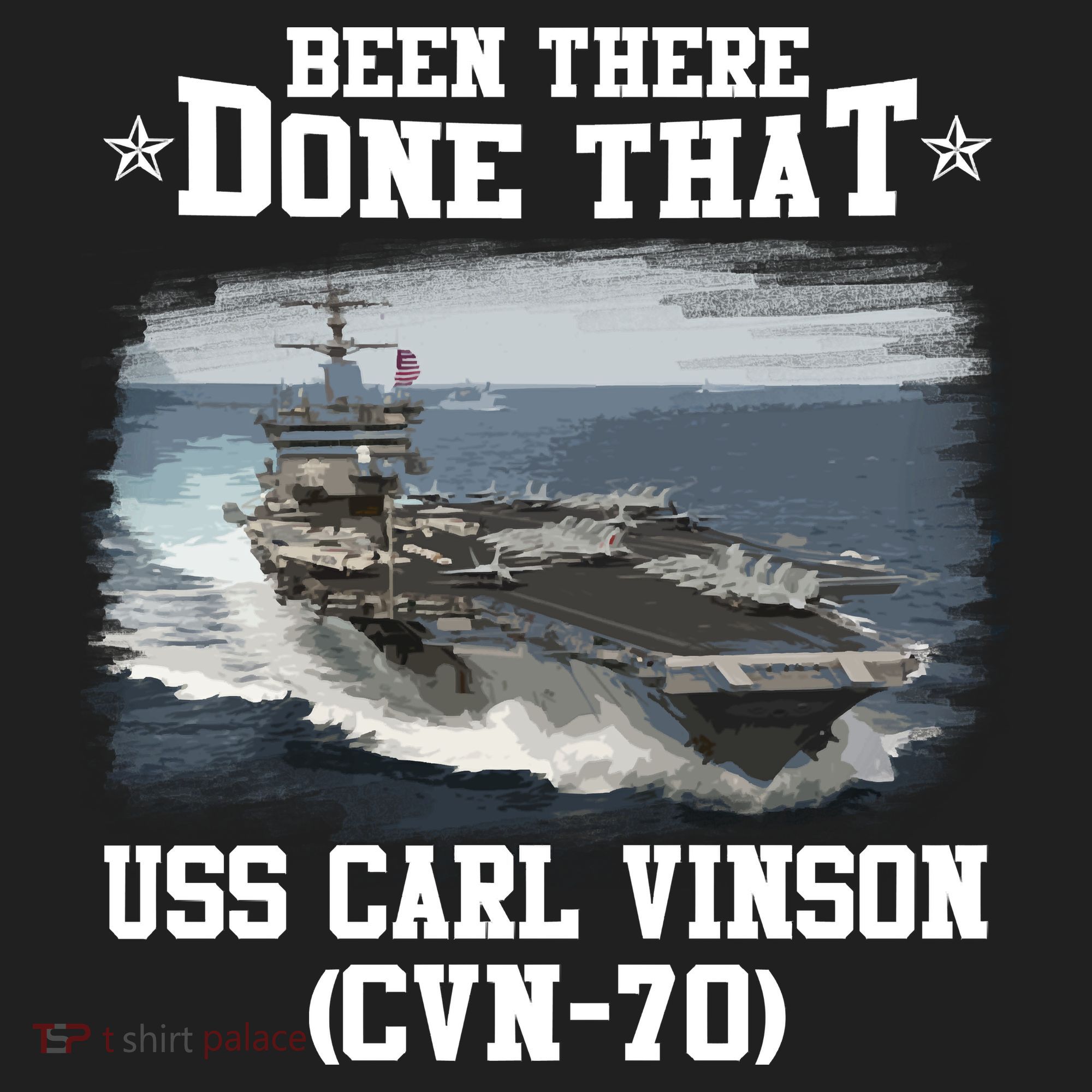 Been There Done That USS Carl Vinson CVN70 Veterans Day Father Day Gift Hat