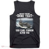 Been There Done That USS Carl Vinson CVN70 Veterans Day Father Day Gift Tank Top thumb 0