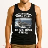 Been There Done That USS Carl Vinson CVN70 Veterans Day Father Day Gift Tank Top thumb 3