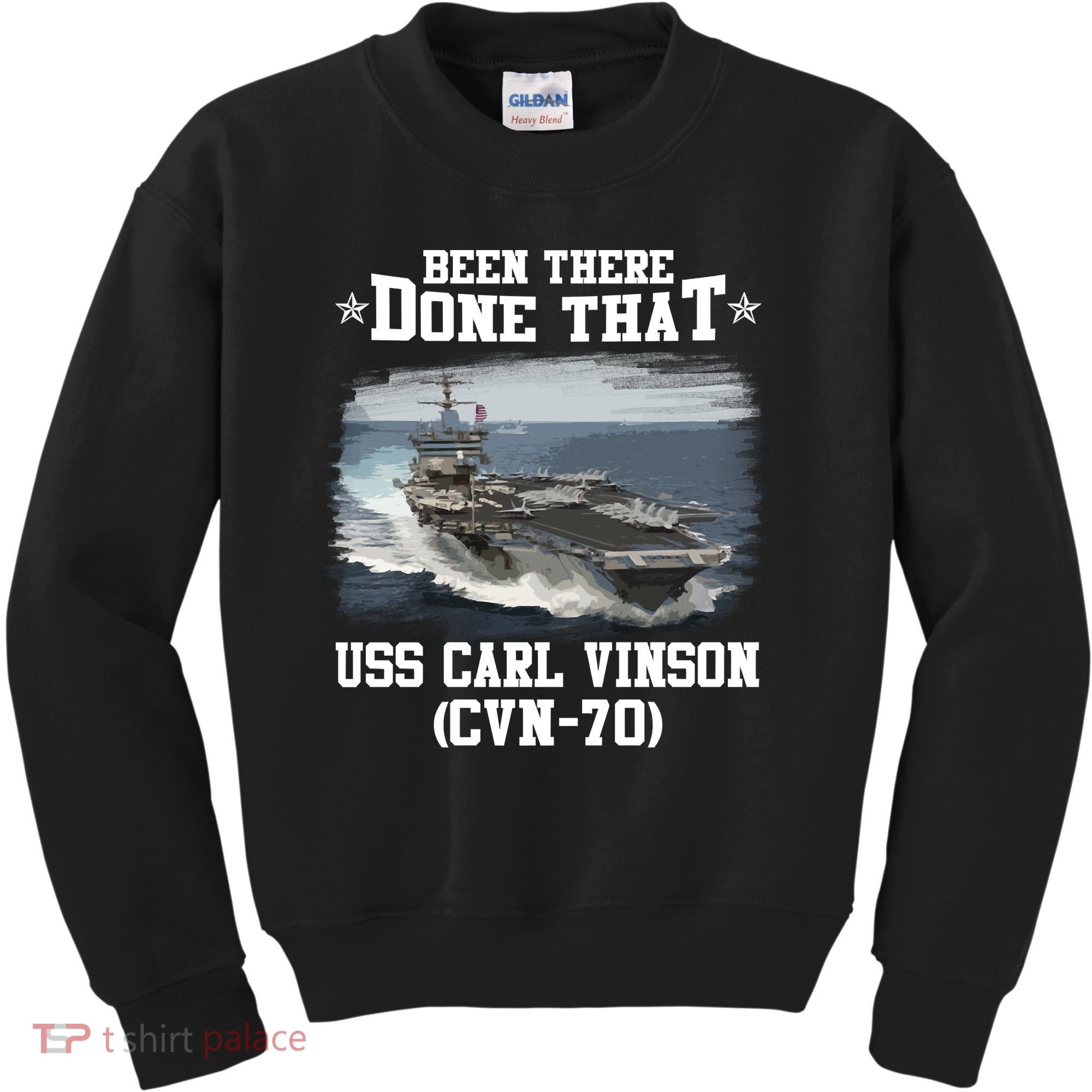 Been There Done That USS Carl Vinson CVN70 Veterans Day Father Day Gift Kids Sweatshirt