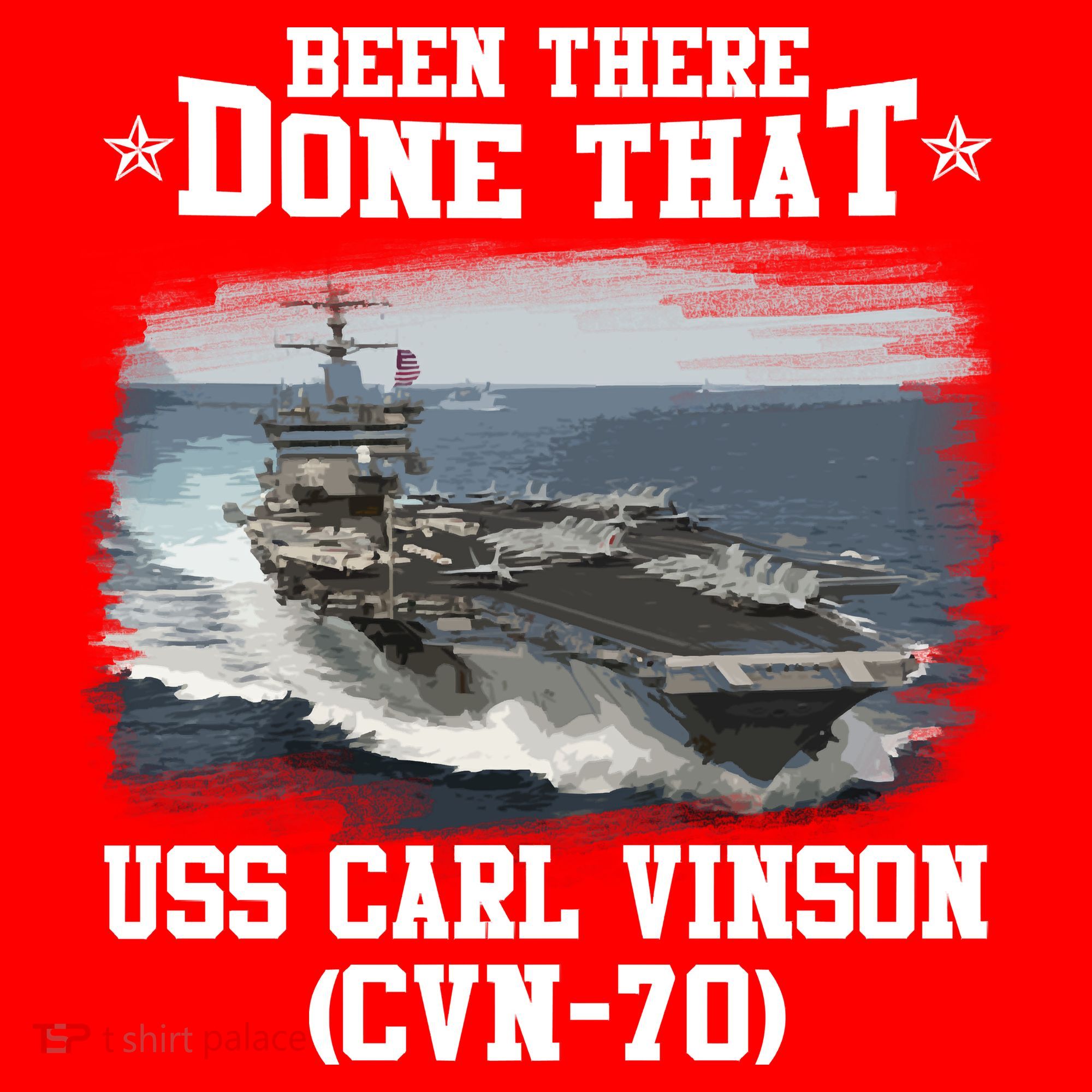 Been There Done That USS Carl Vinson CVN70 Veterans Day Father Day Gift Santa Hat