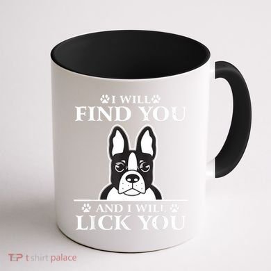 Boston Terrier Dog Lover Coffee Mug back