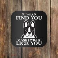 Boston Terrier Dog Lover Coaster thumb 0