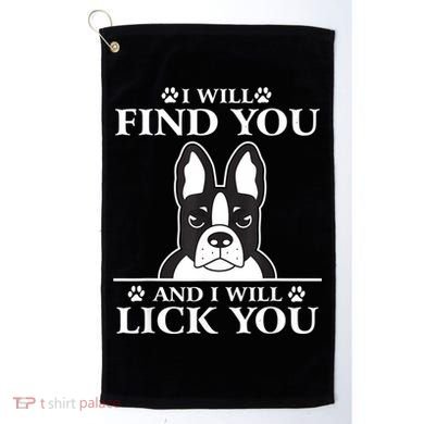 Boston Terrier Dog Lover Golf Towel