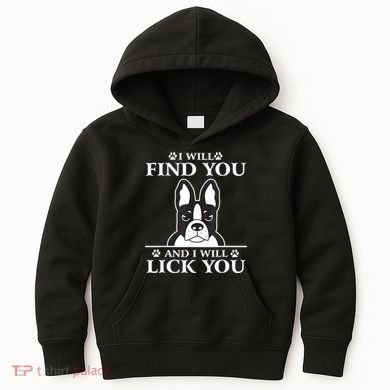 Boston Terrier Dog Lover Kids Hoodie