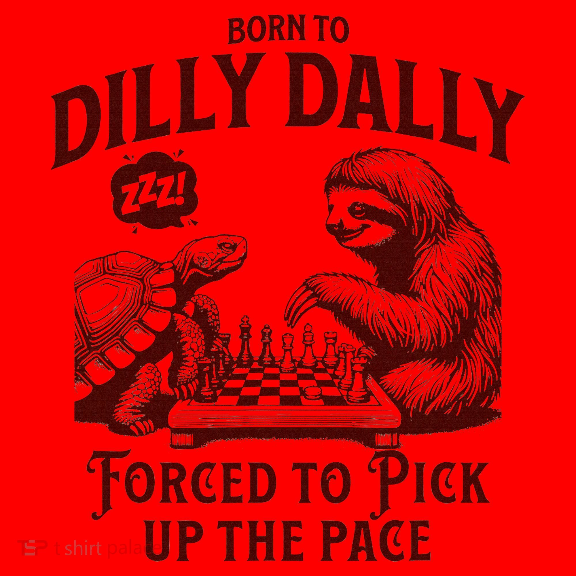 Born To Dilly Dally Forced To Pick Up The Pace Sloth Snail Santa Hat