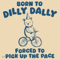 Born To Dilly Dally Tote Bag thumb 4