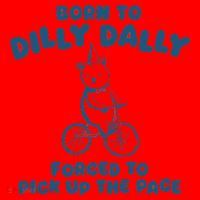 Born To Dilly Dally Santa Hat thumb 1