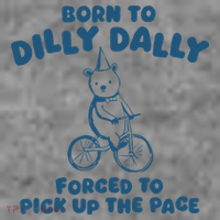 Born To Dilly Dally Toddler Hoodie thumb 2