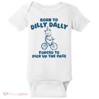 Born To Dilly Dally Baby Bodysuit thumb 0
