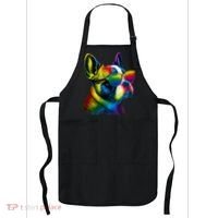 Boston Terrier Dog Mom & Dad Dog Lover Apron thumb 0