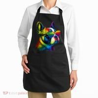 Boston Terrier Dog Mom & Dad Dog Lover Apron thumb 2