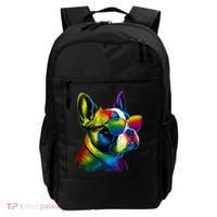 Boston Terrier Dog Mom & Dad Dog Lover Backpack thumb 0