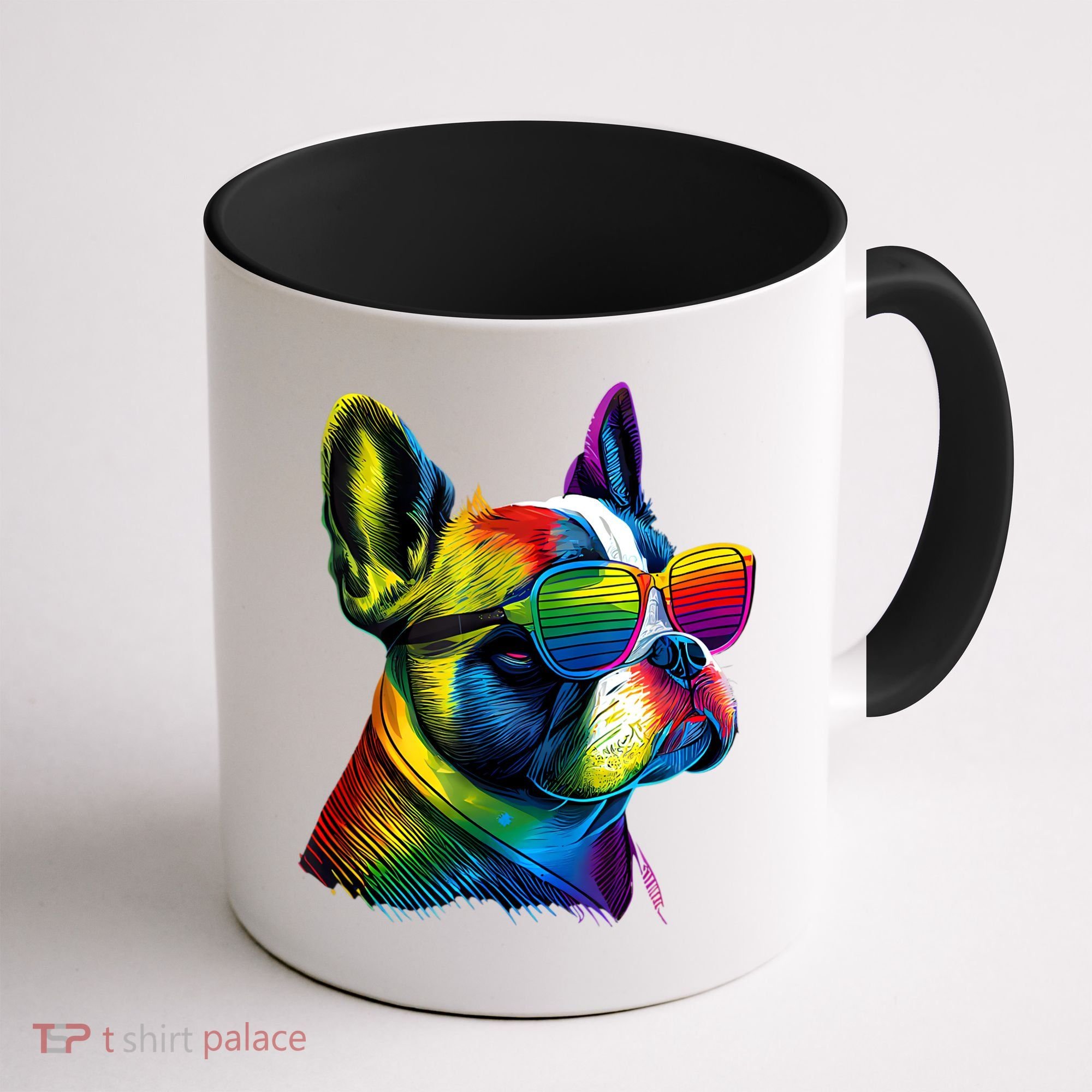 Boston Terrier Dog Mom & Dad Dog Lover Coffee Mug