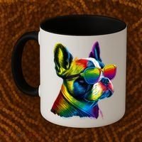 Boston Terrier Dog Mom & Dad Dog Lover Coffee Mug thumb 2