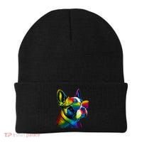 Boston Terrier Dog Mom & Dad Dog Lover Beanie thumb 0