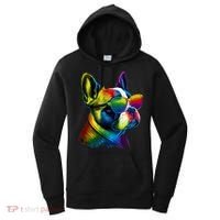 Boston Terrier Dog Mom & Dad Dog Lover Women's Hoodie thumb 0