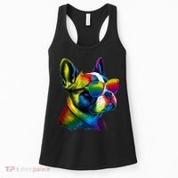Boston Terrier Dog Mom & Dad Dog Lover Women's Tank Top thumb 0