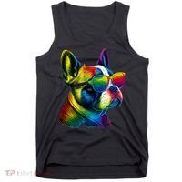 Boston Terrier Dog Mom & Dad Dog Lover Tank Top thumb 0