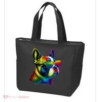 Boston Terrier Dog Mom & Dad Dog Lover Tote Bag thumb 3