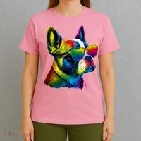 Boston Terrier Dog Mom & Dad Dog Lover T-Shirt thumb 4