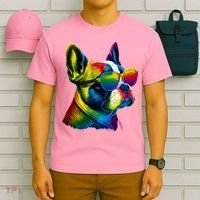 Boston Terrier Dog Mom & Dad Dog Lover T-Shirt thumb 6