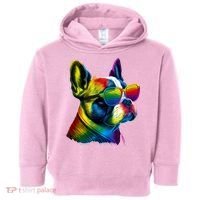 Boston Terrier Dog Mom & Dad Dog Lover Toddler Hoodie thumb 0