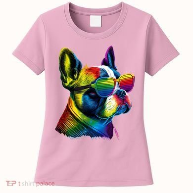 Boston Terrier Dog Mom & Dad Dog Lover Women's T-Shirt