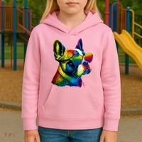 Boston Terrier Dog Mom & Dad Dog Lover Kids Hoodie thumb 3
