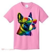 Boston Terrier Dog Mom & Dad Dog Lover Kids T-Shirt thumb 0
