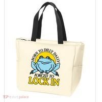 Born To Dilly Dally Forced To Lock In Frog Tote Bag thumb 3
