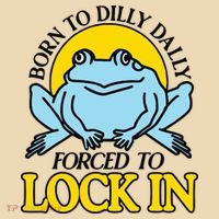 Born To Dilly Dally Forced To Lock In Frog Tote Bag thumb 4