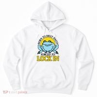 Born To Dilly Dally Forced To Lock In Frog Hoodie thumb 0