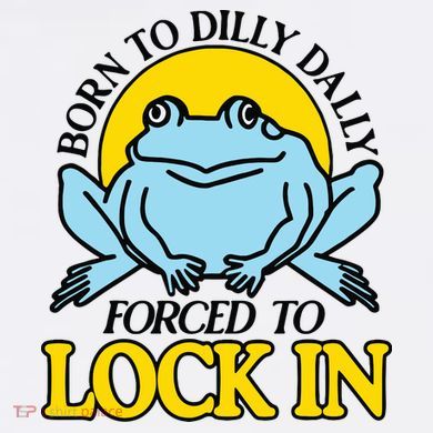 Born To Dilly Dally Forced To Lock In Frog Premium T-Shirt