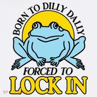 Born To Dilly Dally Forced To Lock In Frog Women's Tank Top thumb 5