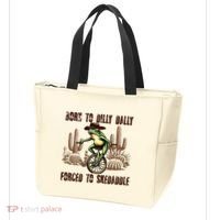 Born To Dilly Dally Forced To Skedaddle Frog Tote Bag thumb 3