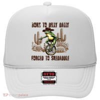 Born To Dilly Dally Forced To Skedaddle Frog Hat thumb 0