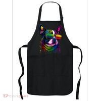 Boston Terrier Dog Mom & Dad Dog Lover Apron thumb 0