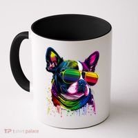 Boston Terrier Dog Mom & Dad Dog Lover Coffee Mug thumb 0