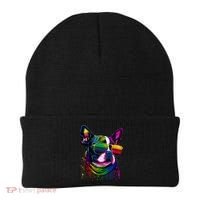 Boston Terrier Dog Mom & Dad Dog Lover Beanie thumb 0