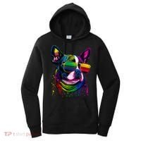 Boston Terrier Dog Mom & Dad Dog Lover Women's Hoodie thumb 0