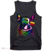 Boston Terrier Dog Mom & Dad Dog Lover Tank Top thumb 0