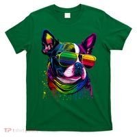 Boston Terrier Dog Mom & Dad Dog Lover T-Shirt thumb 0