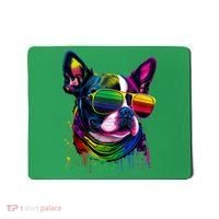 Boston Terrier Dog Mom & Dad Dog Lover Mousepad thumb 0
