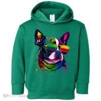 Boston Terrier Dog Mom & Dad Dog Lover Toddler Hoodie thumb 0