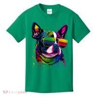 Boston Terrier Dog Mom & Dad Dog Lover Kids T-Shirt thumb 0