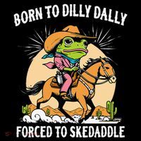 Born To Dilly Dally Forced To Skedaddle Women's Tank Top thumb 5